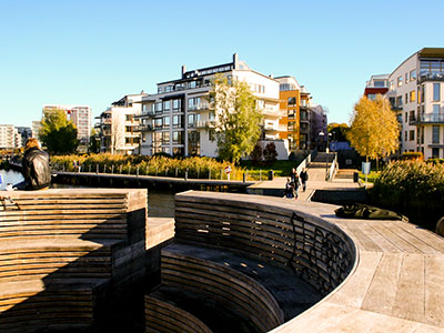 Hemstädning i Hammarby sjöstad